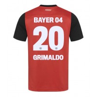 Stroje piłkarskie Bayer Leverkusen Alejandro Grimaldo #20 Koszulka Podstawowej 2024-25 Krótki Rękaw